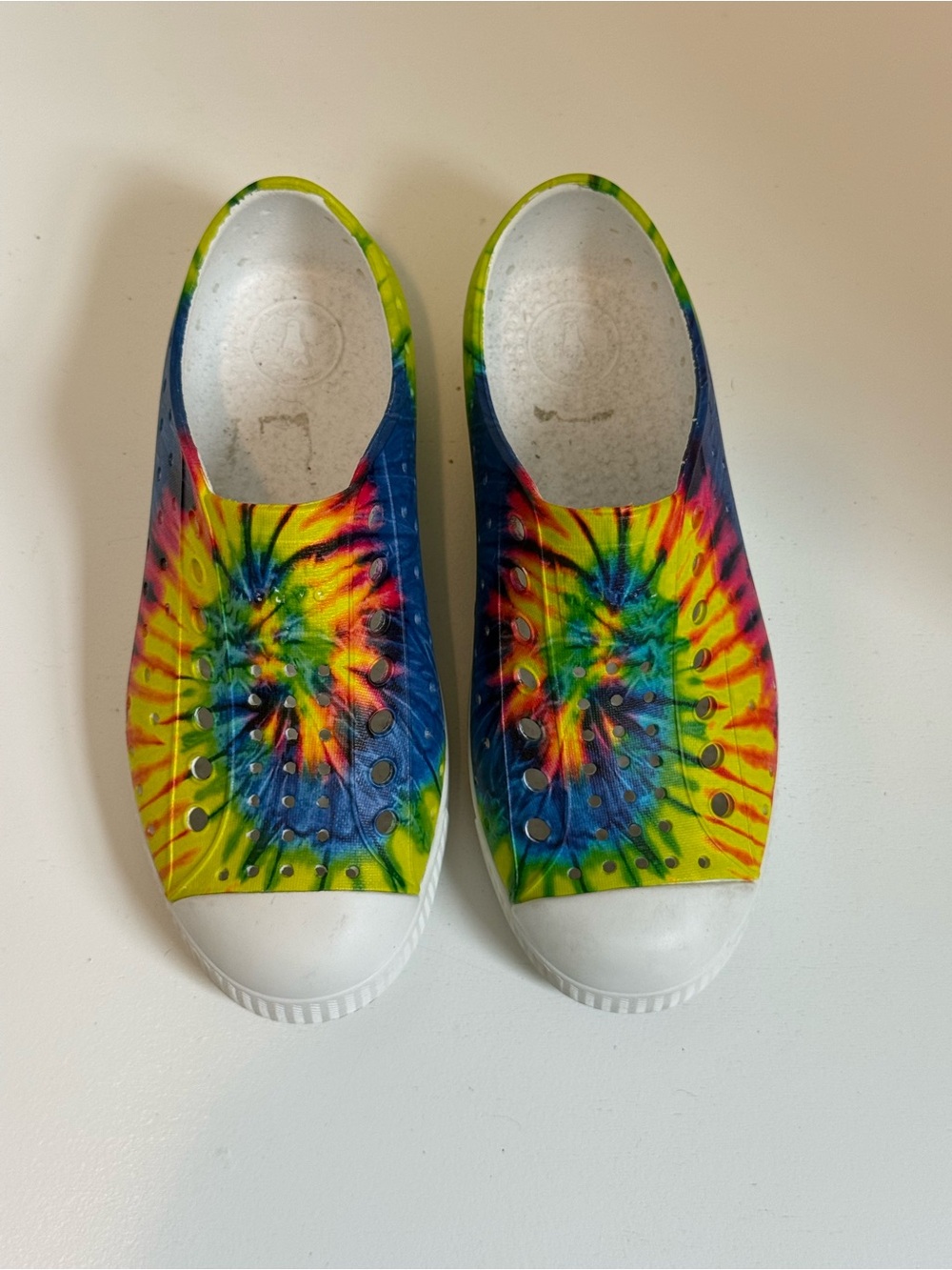 Native Tie-Dye Slip On Shoes Size C13
